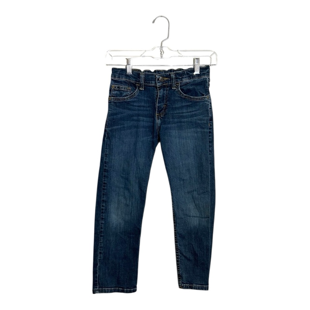 Wrangler Dark Wash Classic Straight Boys Denim Jeans Size 8